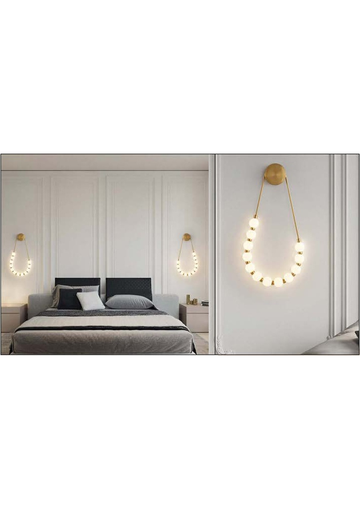 Beyond Lights - Beaded Wall Light- GL